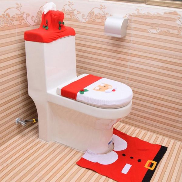 toilet seat covers 3pc/set christmas closestool cover santa claus & water set decorations for bathroom mat
toilet seat covers 3pc/set christmas closestool cover santa claus & water set decorations for bathroom mat
