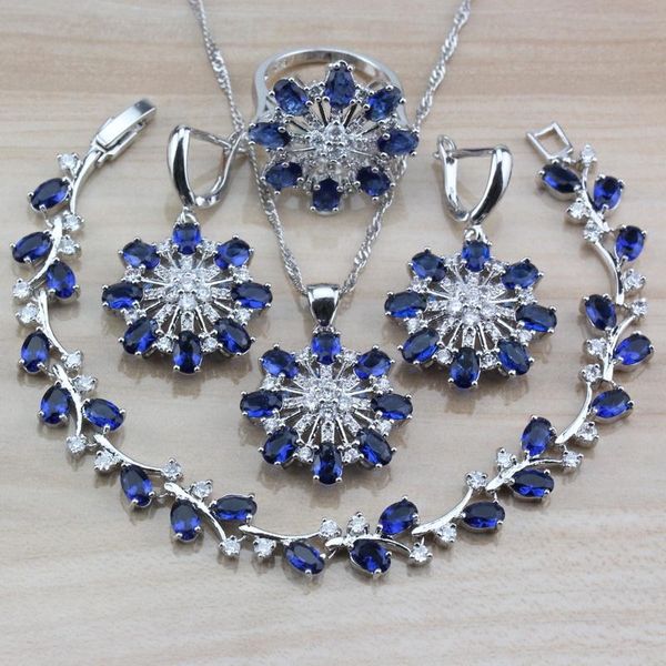 earrings & necklace + quality blue cubic zirconia women accessories silver color big jewelry sets dangle bracelet and ring
earrings & necklace + quality blue cubic zirconia women accessories silver color big jewelry sets dangle bracelet and ring