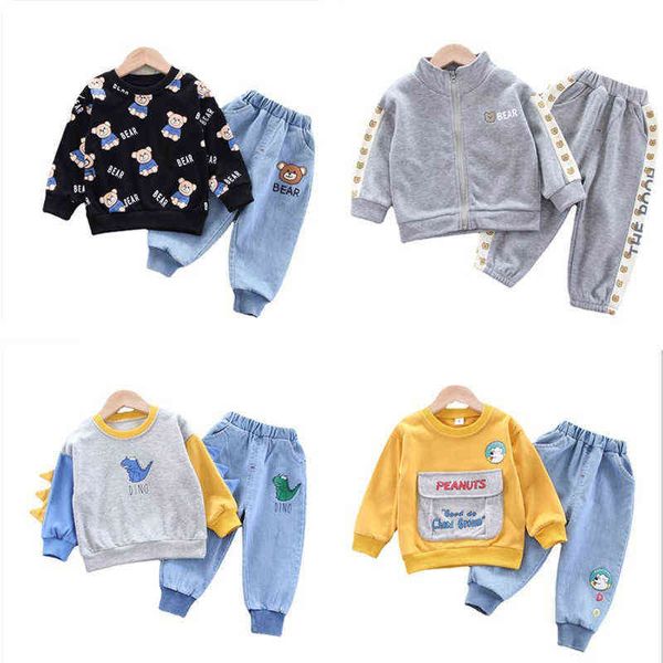 2pcs baby boys clothing sets autumn winter toddler boys clothes kids tracksuit for boy suit children clothing 1 to 4 year old g220310, White
2pcs baby boys clothing sets autumn winter toddler boys clothes kids tracksuit for boy suit children clothing 1 to 4 year old g220310, White