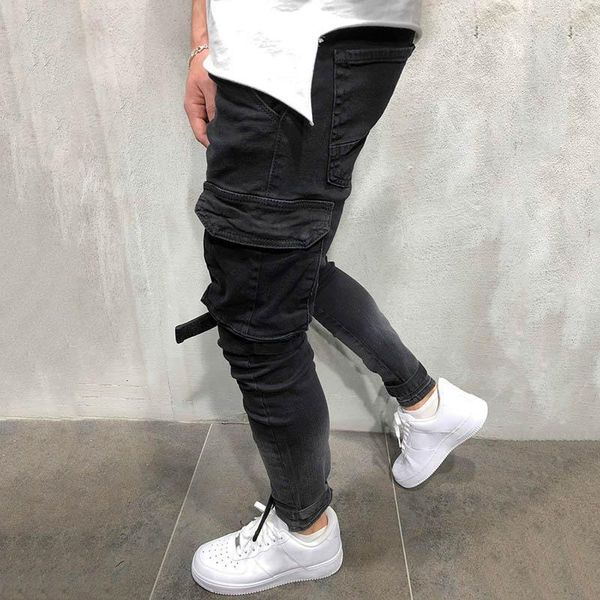 men's jeans european and american overalls slim dimensional pocket zipper feet pants youth denim tro 5tl9, Blue
men's jeans european and american overalls slim dimensional pocket zipper feet pants youth denim tro 5tl9, Blue