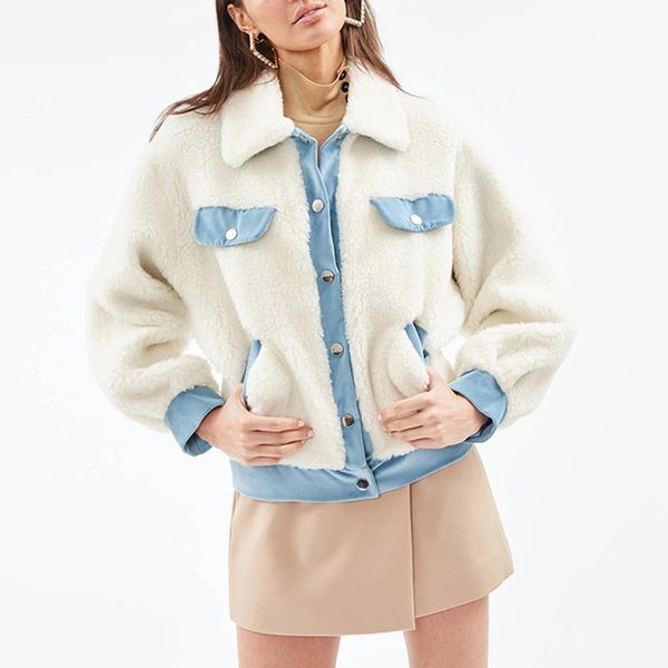 newasia wool sweater cropped cardigan women white patchwork long sleeve single breasted thick coat lady winter casual jacket new 210413, White;black
newasia wool sweater cropped cardigan women white patchwork long sleeve single breasted thick coat lady winter casual jacket new 210413, White;black