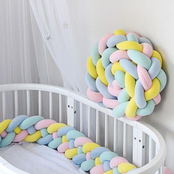 bedding sets 1m/2.2m/3m four knotted crib bumpers nursery decor for babies cot bumper bed barriers baby room pillow protector
bedding sets 1m/2.2m/3m four knotted crib bumpers nursery decor for babies cot bumper bed barriers baby room pillow protector