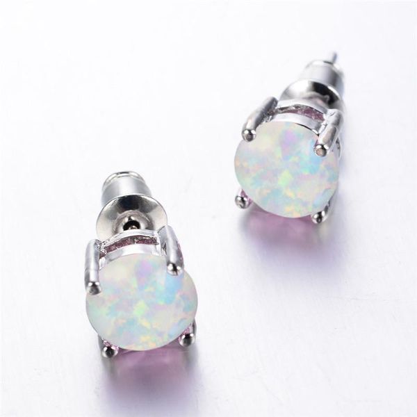 stud white fire opal 6mm round stone silver color earrings for women wedding jewelry vintage fashion rainbow birthstone, Golden;silver
stud white fire opal 6mm round stone silver color earrings for women wedding jewelry vintage fashion rainbow birthstone, Golden;silver