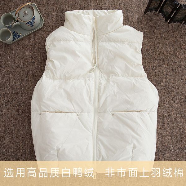 vests down women 2021 off-season lightweight down et rivet loose vt waistcoat, Black;white
vests down women 2021 off-season lightweight down et rivet loose vt waistcoat, Black;white