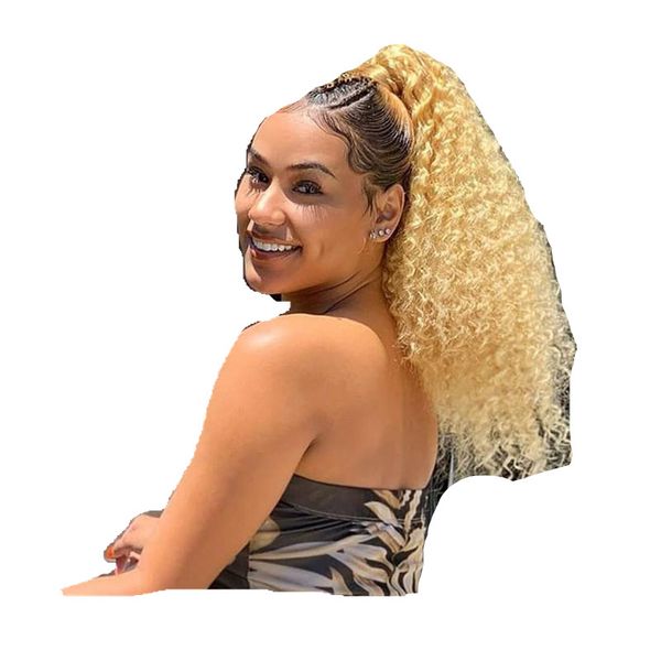 ponytail hair extensions real hair 100% remy human hairpiece wrap around clip in ponytails straight (#613 bleach blonde, 16"-120g), Black
ponytail hair extensions real hair 100% remy human hairpiece wrap around clip in ponytails straight (#613 bleach blonde, 16"-120g), Black