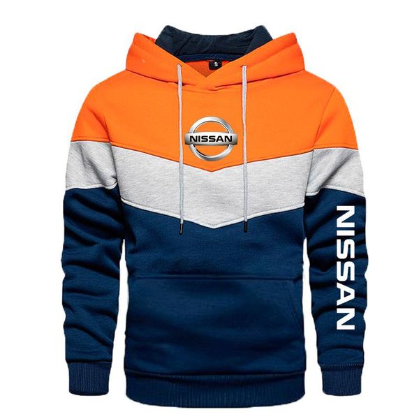 men's hoodies & sweatshirts 2021 nissan logo spring and autumn round neck casual pullover long sleeve patchwork hoodie 5 colors s-5xl, Black
men's hoodies & sweatshirts 2021 nissan logo spring and autumn round neck casual pullover long sleeve patchwork hoodie 5 colors s-5xl, Black