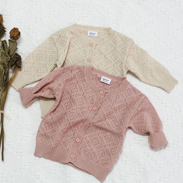 1-4yrs spring autumn hollow out cardigan clothing long sleeve pure color knit children girls sweater coats, Blue;gray
1-4yrs spring autumn hollow out cardigan clothing long sleeve pure color knit children girls sweater coats, Blue;gray
