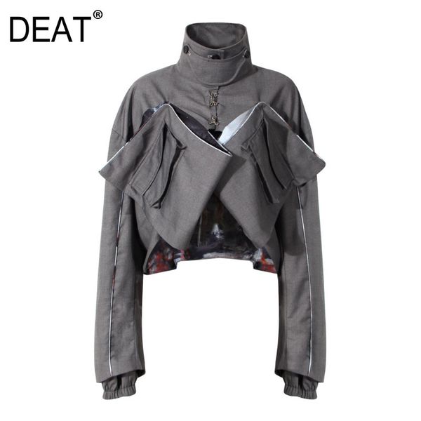 spring and autumn fashion women clothes turn-down collar full sleeves pocket spliced short waist jacket wp00602 210421, Black;brown
spring and autumn fashion women clothes turn-down collar full sleeves pocket spliced short waist jacket wp00602 210421, Black;brown