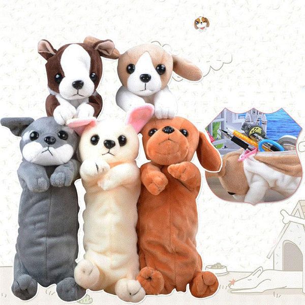 style dog cute pencil case soft plush kawaii school stationery pen bag gifts bags
style dog cute pencil case soft plush kawaii school stationery pen bag gifts bags