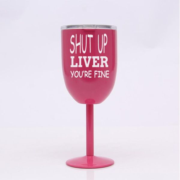 personalize gift customize logo 10oz double wall insulation stainless steel red wine glass shut up liver laser etched tumbler water bottles
personalize gift customize logo 10oz double wall insulation stainless steel red wine glass shut up liver laser etched tumbler water bottles