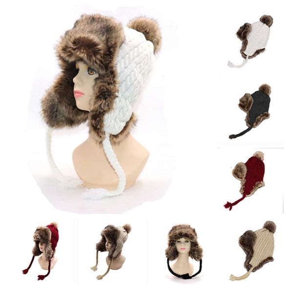 women's thickened cold proof breathable warm lei feng hat plush fashion knitted ear hat, Blue;gray
women's thickened cold proof breathable warm lei feng hat plush fashion knitted ear hat, Blue;gray