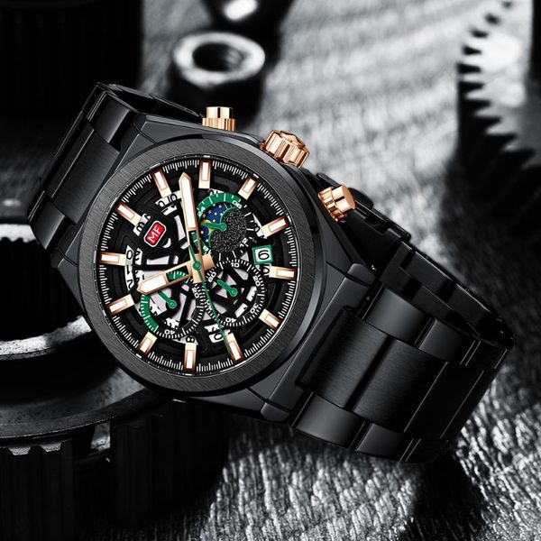 wristwatches mini focus men's chronograph watches 2021 luxury quartz watch stainless steel strap waterproof sport wristwatch men 0339, Slivery;brown
wristwatches mini focus men's chronograph watches 2021 luxury quartz watch stainless steel strap waterproof sport wristwatch men 0339, Slivery;brown