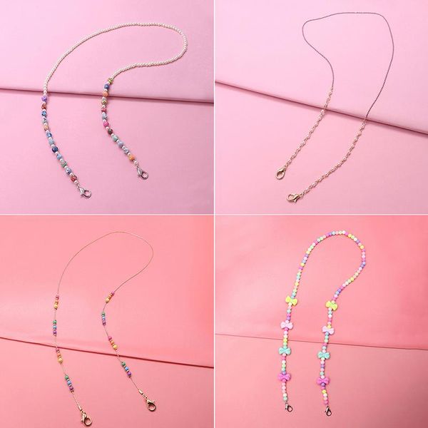 sunglasses frames acrylic geometric glasses chain anti-lost lanyards cartoon colorful beads neck straps rope eyewear accessories, Silver
sunglasses frames acrylic geometric glasses chain anti-lost lanyards cartoon colorful beads neck straps rope eyewear accessories, Silver