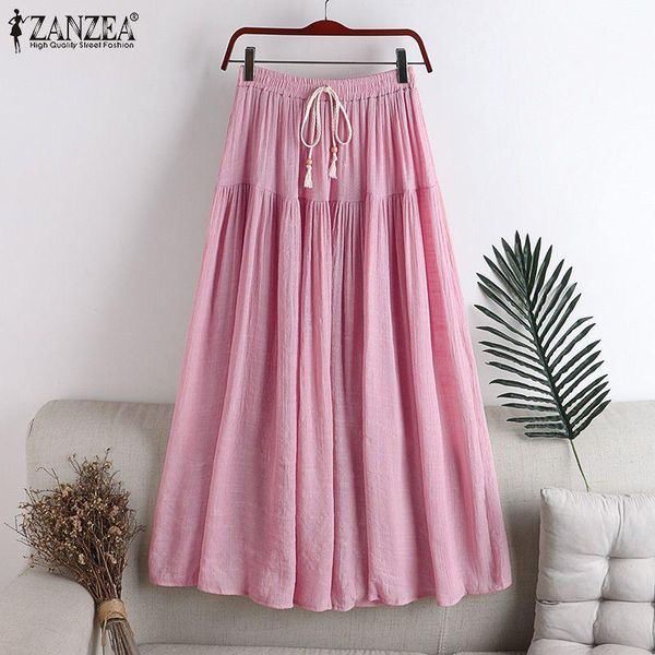 skirts bohemian women zanzea 2021 summer pleated elastic waist maxi casual solid lady a-line drawstring patchwiork, Black
skirts bohemian women zanzea 2021 summer pleated elastic waist maxi casual solid lady a-line drawstring patchwiork, Black