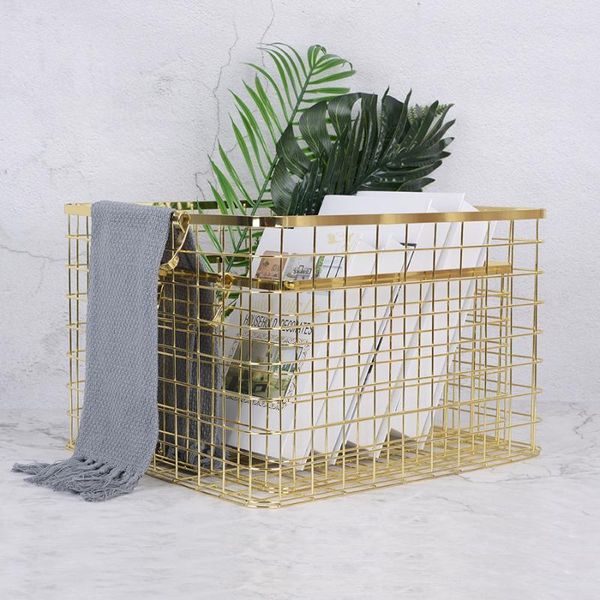 storage baskets nordic style with handle basket gold home ins rose iron dirty clothes
storage baskets nordic style with handle basket gold home ins rose iron dirty clothes