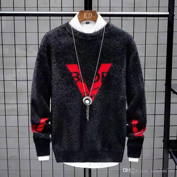 mens sweater pullover men cashmere sweater deisgner mens designers sweaters thick mens sweaters new pullovers coat knitwear knitted sweater, White;black
mens sweater pullover men cashmere sweater deisgner mens designers sweaters thick mens sweaters new pullovers coat knitwear knitted sweater, White;black