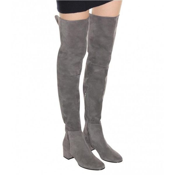 boots female 3 cm chunky heels winter over the knee suede slim fit side zip knight round toe thigh plus size 46, Black
boots female 3 cm chunky heels winter over the knee suede slim fit side zip knight round toe thigh plus size 46, Black