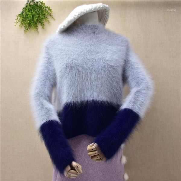 ladies women fashion color hairy fluffy mink cashmere short style crop loose pullover winter angora fur jumper sweater women's sweaters, White;black
ladies women fashion color hairy fluffy mink cashmere short style crop loose pullover winter angora fur jumper sweater women's sweaters, White;black