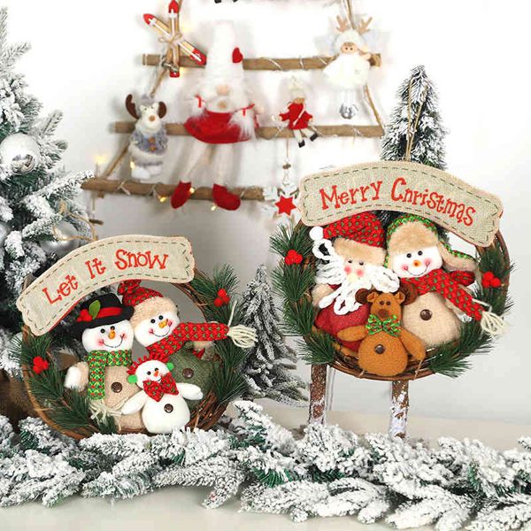 decorations santa doll decoration rattan wreath christmas tree family decoration pendant window props
decorations santa doll decoration rattan wreath christmas tree family decoration pendant window props
