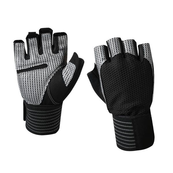 pair men women cycling gloves half finger outdoor sports gym gel pad breathable mtb road riding bike glove anti-skid, Black
pair men women cycling gloves half finger outdoor sports gym gel pad breathable mtb road riding bike glove anti-skid, Black