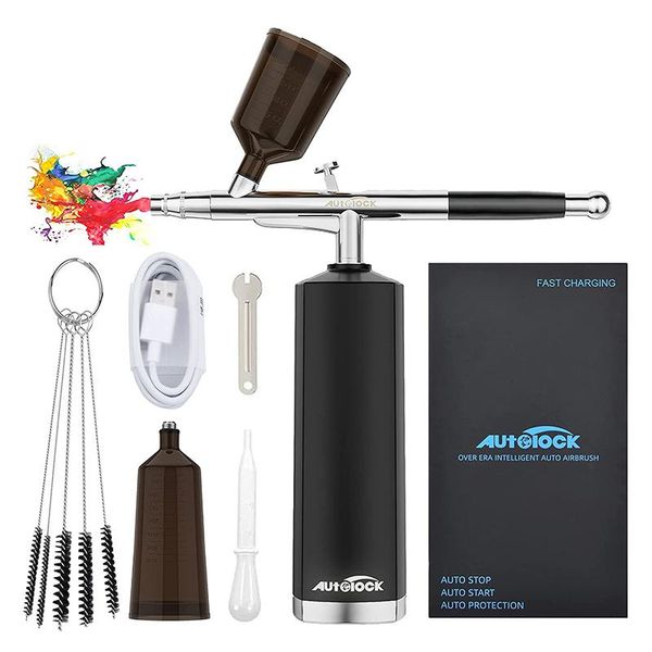 professional spray guns 30psi upgraded airbrush kit with air compressor, portable cordless auto gun kit, rechargeable handheld set
professional spray guns 30psi upgraded airbrush kit with air compressor, portable cordless auto gun kit, rechargeable handheld set