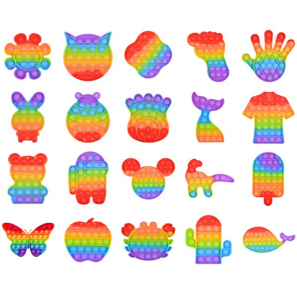 rainbow bubble fidget sensory pop decompression toy autism special needs stress reliever toys kids funny antistress with opp bags wholesale
rainbow bubble fidget sensory pop decompression toy autism special needs stress reliever toys kids funny antistress with opp bags wholesale