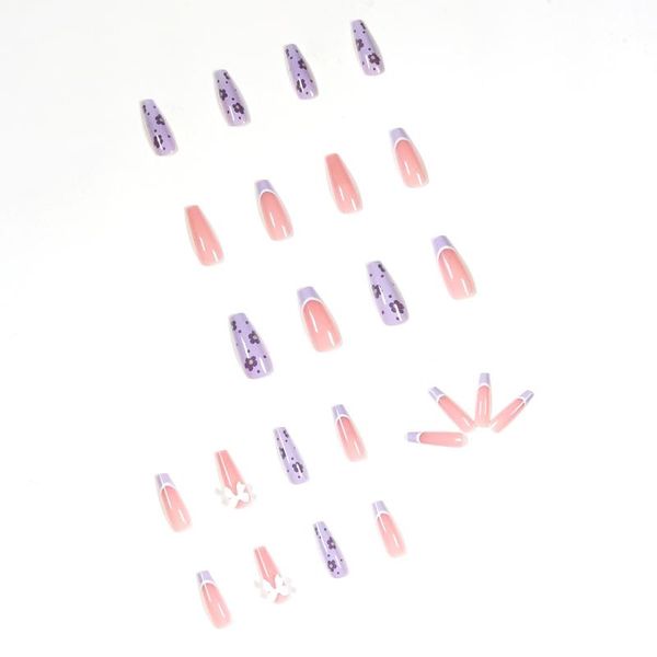 nail art kits 24pcs purple taro flower printed patch glue type removable long paragraph fashion manicure false
nail art kits 24pcs purple taro flower printed patch glue type removable long paragraph fashion manicure false