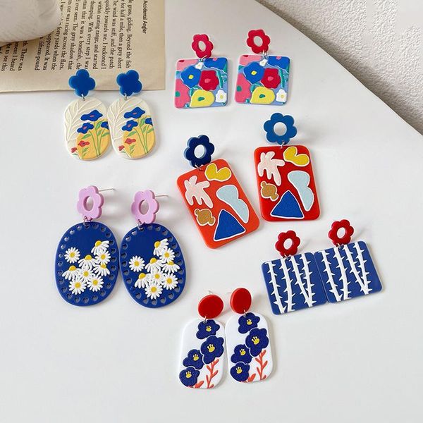 dangle & chandelier lifefontier korean colorful flowers acrylic earrings for women carving flower geometric rectangle drop summer jewelry, Silver
dangle & chandelier lifefontier korean colorful flowers acrylic earrings for women carving flower geometric rectangle drop summer jewelry, Silver