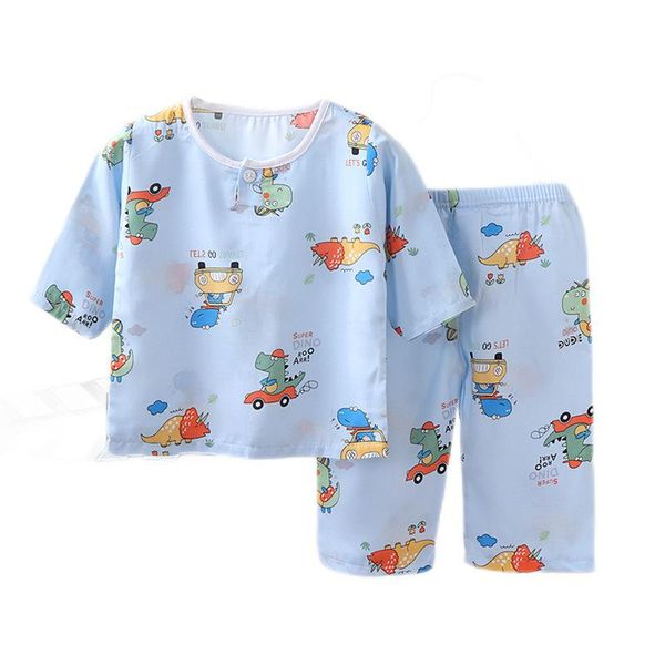 boys girls home apparel small medium-sized children's pajamas with cotton short-sleeved cropped trousers 2-piece cartoon t-shirt clothi, White
boys girls home apparel small medium-sized children's pajamas with cotton short-sleeved cropped trousers 2-piece cartoon t-shirt clothi, White