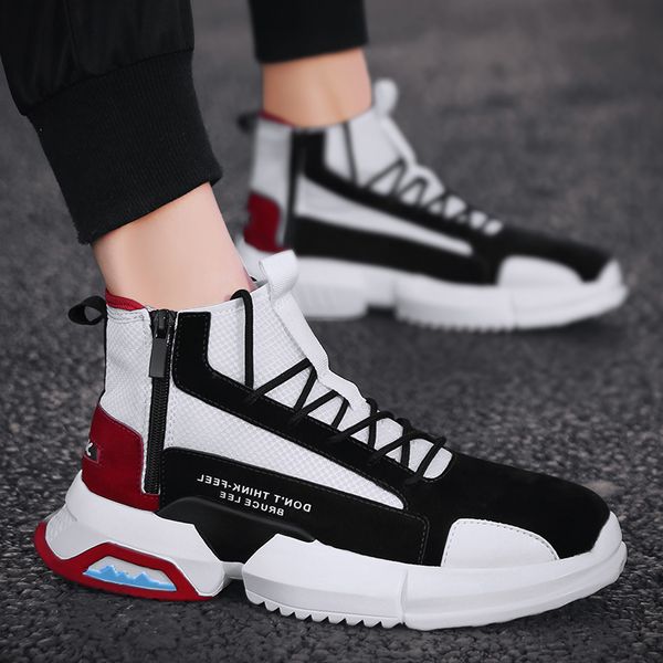 2021 fashion black casual men shoes outdoor chunky mens sneakers high-zipper lightweight sneakers for men zapatos hombre
2021 fashion black casual men shoes outdoor chunky mens sneakers high-zipper lightweight sneakers for men zapatos hombre