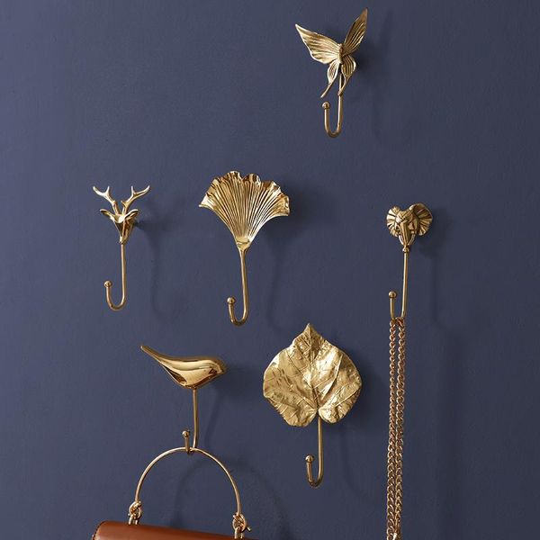 robe hooks pure copper antlers hook creative door back key clasp light luxury decoration porch coat rack yhj030302
robe hooks pure copper antlers hook creative door back key clasp light luxury decoration porch coat rack yhj030302