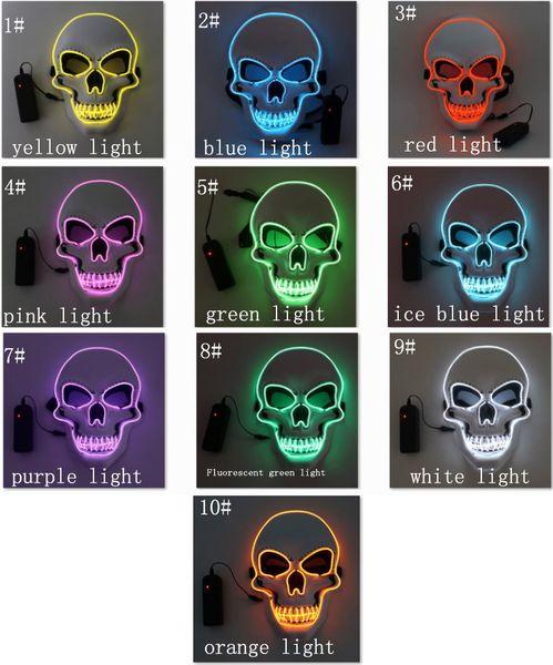 halloween led skull mask glow scary el-wire skeleton masks for kids newyear night club masquerade cosplay costume
halloween led skull mask glow scary el-wire skeleton masks for kids newyear night club masquerade cosplay costume