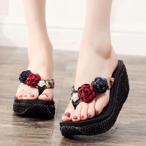 sarairis comfy platform flip flop women slippers ladies elegant daily summer wedges shoes diww, Black
sarairis comfy platform flip flop women slippers ladies elegant daily summer wedges shoes diww, Black
