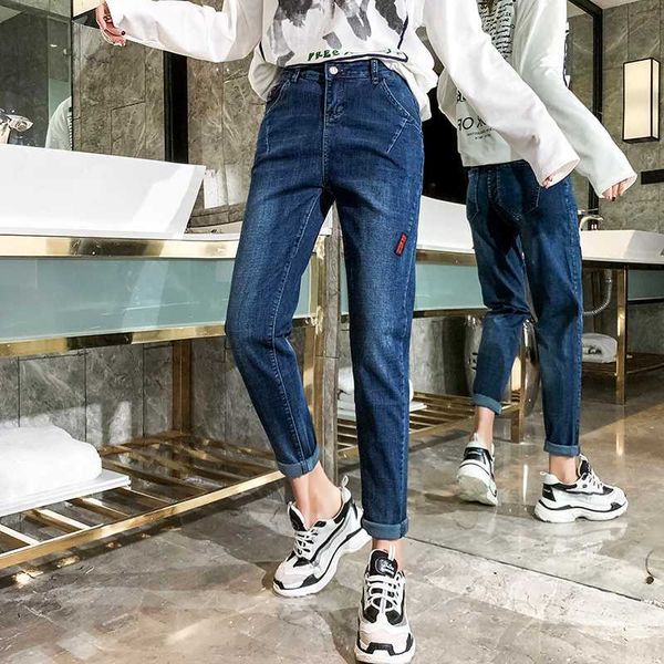 women's jeans fashion korean style women casual ankle length boyfriend high waist loose streetwear pants baqueros mujer1 adxb, Blue
women's jeans fashion korean style women casual ankle length boyfriend high waist loose streetwear pants baqueros mujer1 adxb, Blue