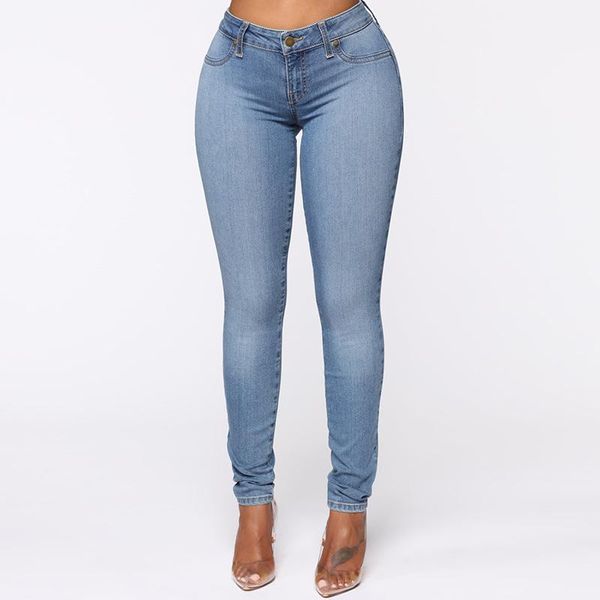 women casual thin denim jeans high waist ladies push up stretch plus size washed skinny pencil pants women's, Blue
women casual thin denim jeans high waist ladies push up stretch plus size washed skinny pencil pants women's, Blue