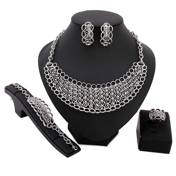 earrings & necklace right 2021 fashion african beads jewelry set women exquisite noble gold brand nigerian wedding bridal, Silver
earrings & necklace right 2021 fashion african beads jewelry set women exquisite noble gold brand nigerian wedding bridal, Silver