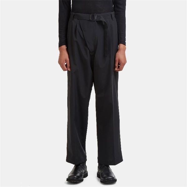 men's pants spring and autumn men's fashion trend hair stylist designs leisure time straight leg wide diagonal, Black
men's pants spring and autumn men's fashion trend hair stylist designs leisure time straight leg wide diagonal, Black