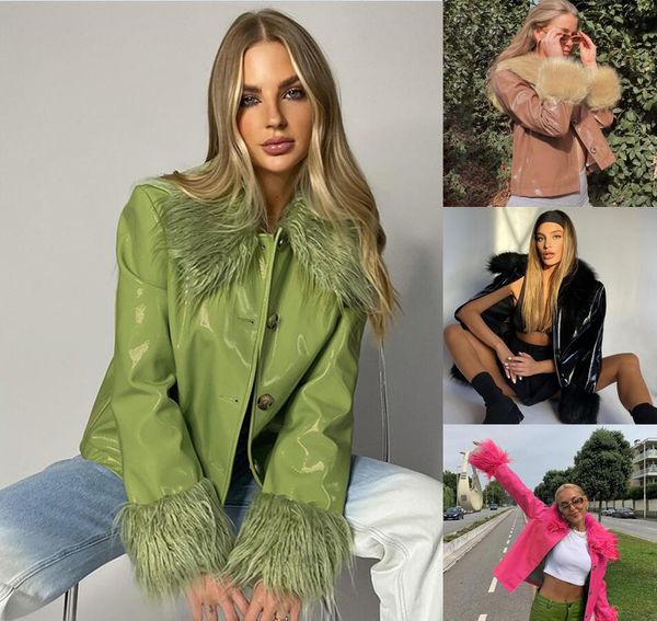 ailegogo winter coats women faux leather sheepskin coat female fur leather jacket aviator jacket casaco feminino outerwear wool streetwear p, Black
ailegogo winter coats women faux leather sheepskin coat female fur leather jacket aviator jacket casaco feminino outerwear wool streetwear p, Black