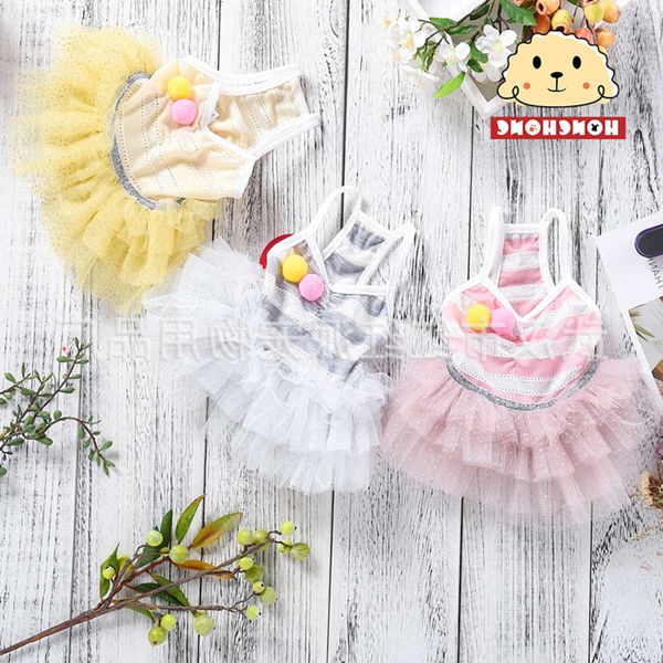the dog clothes honghongpet sling fluffy yarn skirt dog clothing in spring and summer
the dog clothes honghongpet sling fluffy yarn skirt dog clothing in spring and summer