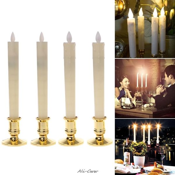 2pcs electric flickering flameless led candle lights with 2 removable gold bases candles
2pcs electric flickering flameless led candle lights with 2 removable gold bases candles