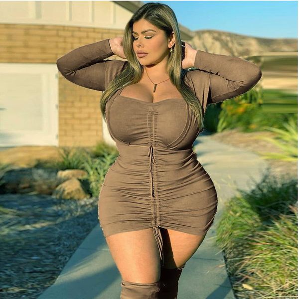 casual dresses birthday outfits for women long sleeve dress high waist draped mini bodycon plus size wholesale drop, Black;gray
casual dresses birthday outfits for women long sleeve dress high waist draped mini bodycon plus size wholesale drop, Black;gray