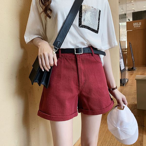 women's shorts denim shorts, large size, fat, 200 kg, loose, high waist, leisure, wide leg, crimped pants, White;black
women's shorts denim shorts, large size, fat, 200 kg, loose, high waist, leisure, wide leg, crimped pants, White;black