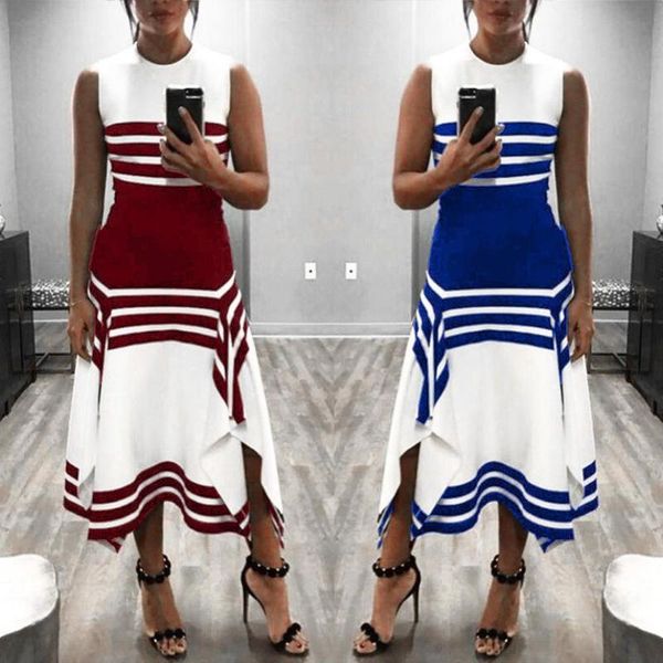casual dresses summer women party color block striped sleeveless slims fit irregular maxi dress fashion streetwear outfits, Black;gray
casual dresses summer women party color block striped sleeveless slims fit irregular maxi dress fashion streetwear outfits, Black;gray