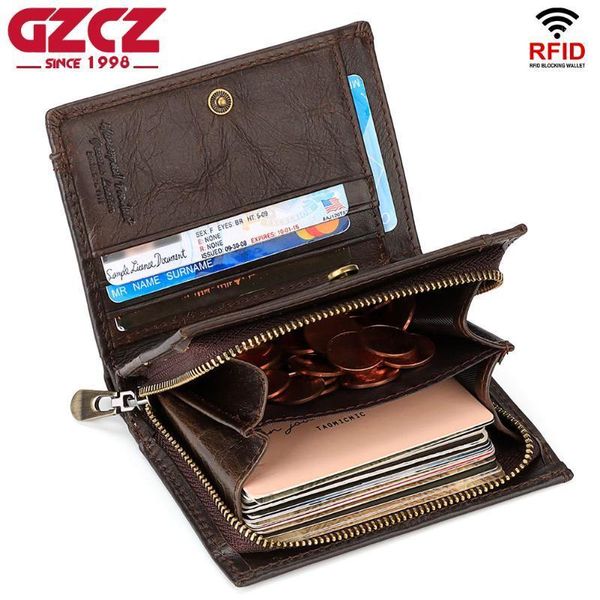 wallets gzcz genuine cowhide leather men's wallet classic style short male coin purse small card holder vallet money bag1, Red;black
wallets gzcz genuine cowhide leather men's wallet classic style short male coin purse small card holder vallet money bag1, Red;black