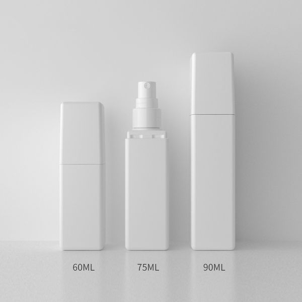 60ml 75ml 90ml makeup empty travel plastic white square spray bottles for toner perfume tool
60ml 75ml 90ml makeup empty travel plastic white square spray bottles for toner perfume tool