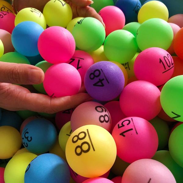 one pack colored pong number balls 40mm 2.3g entertainment mixed colors for game and activity advertisement table tennis
one pack colored pong number balls 40mm 2.3g entertainment mixed colors for game and activity advertisement table tennis