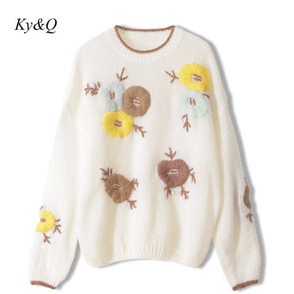 runway 2021 autumn women fashion elegant loose flower o-neck white sweater designer luxury wool pullover vestidos jumper women's sweate, White;black
runway 2021 autumn women fashion elegant loose flower o-neck white sweater designer luxury wool pullover vestidos jumper women's sweate, White;black
