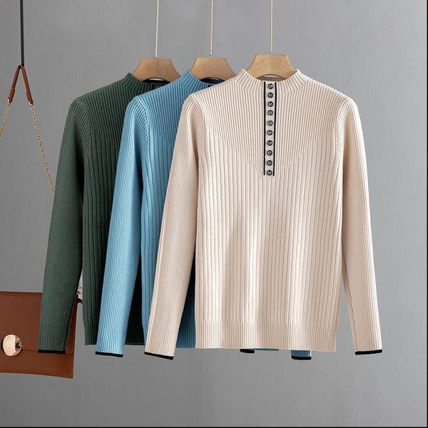 womens sweaters botton fashion women autumn winter warm sweater thick knitted pullover jumper female slime rib, White;black
womens sweaters botton fashion women autumn winter warm sweater thick knitted pullover jumper female slime rib, White;black