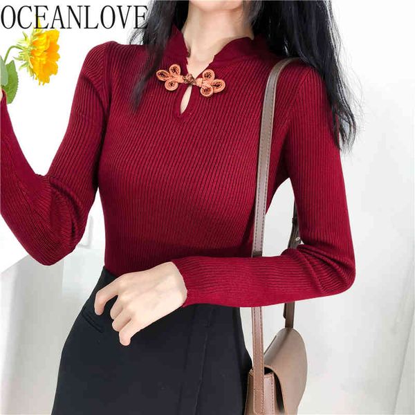 vintage woman sweaters solid chinese style elegant turtleneck mujer sueteres autumn winter pullovers fashion 18770 210415, White;black
vintage woman sweaters solid chinese style elegant turtleneck mujer sueteres autumn winter pullovers fashion 18770 210415, White;black