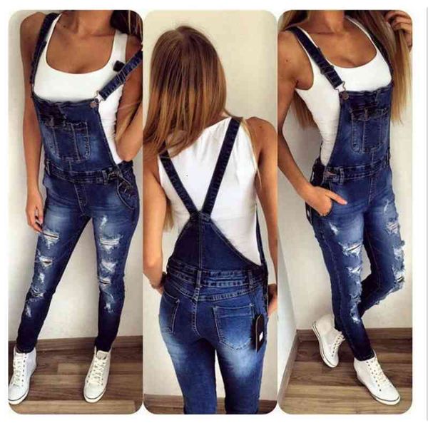 women's jeans autumn and winter sports double shoulder strap perforated denim jumpsuit casual sm5i, Blue
women's jeans autumn and winter sports double shoulder strap perforated denim jumpsuit casual sm5i, Blue